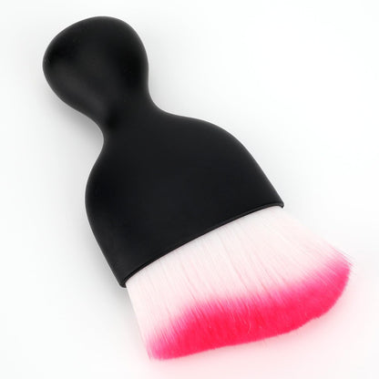 Car Detailing Brush, Soft Bristle Cleaning Brush, Scratch-Free Auto Duster Tool for Dashboard, Air Vents, Leather & Interior Cleaning (Black&Brown)