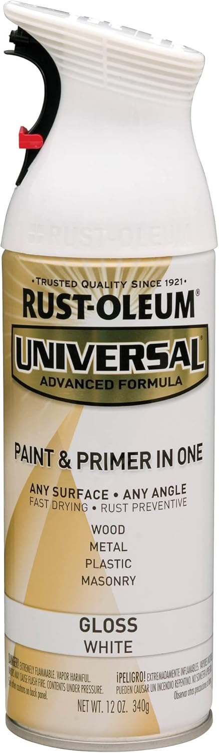Rust-Oleum 302151 Universal All Surface Clear Topcoat Spray, 11 oz, Dead Flat Clear - Colors B