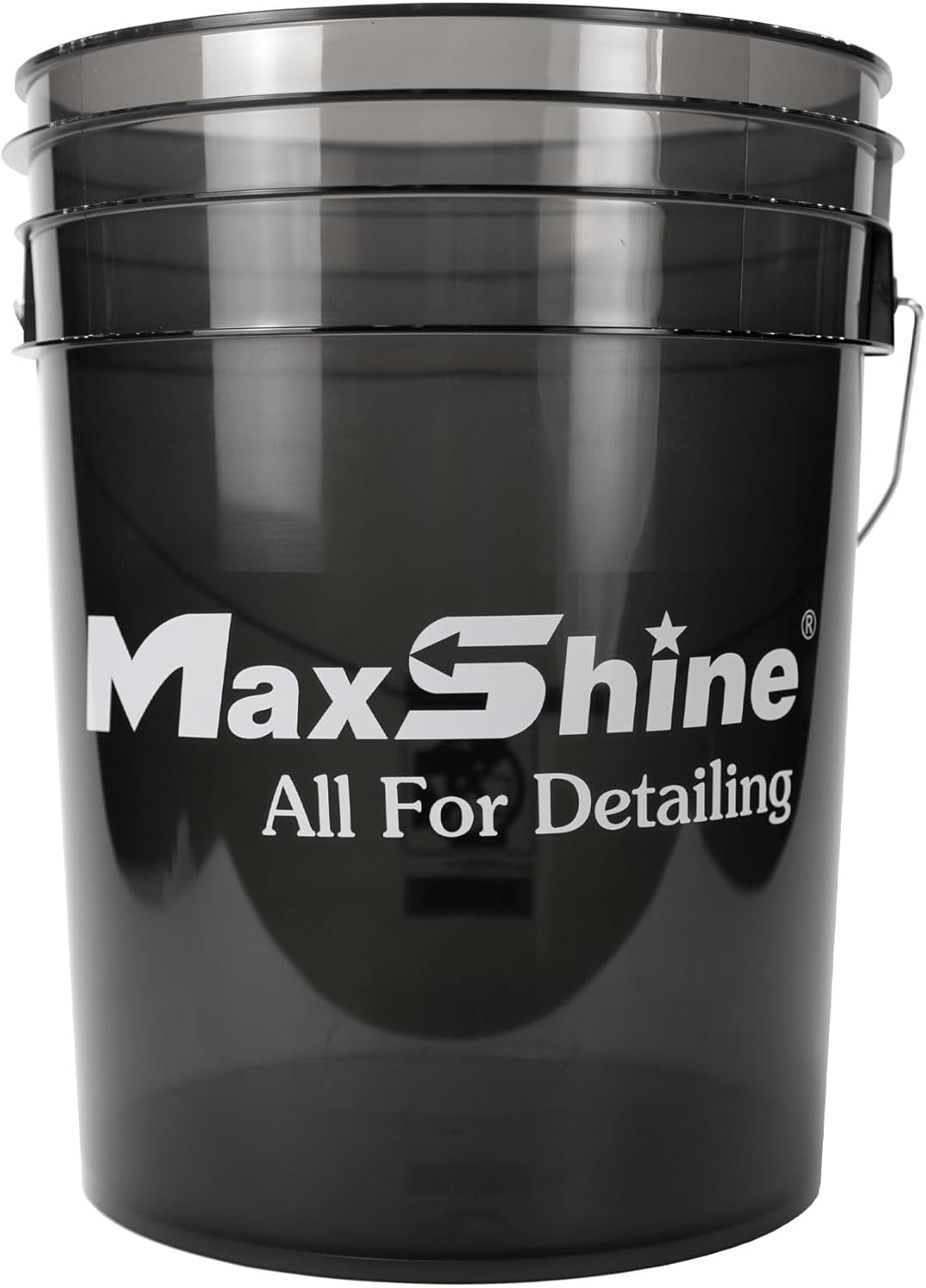 Maxshine 3.5 Gallon Universal Detailing Bucket (Red) – Car Wash Bucket for Scratch-Free Washing – Garage Storage & Auto Detailing Tool Holder – Holds Soap, Foam Cannon, Brushes, Microfiber Towels