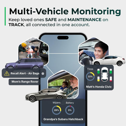FIXD Bluetooth OBD2 Scanner - Car Diagnostic Check Engine Code Reader | 1-Pack | iPhone/Android compatible | Automotive scan tool for repairs + buying | Enhanced manufacturer data