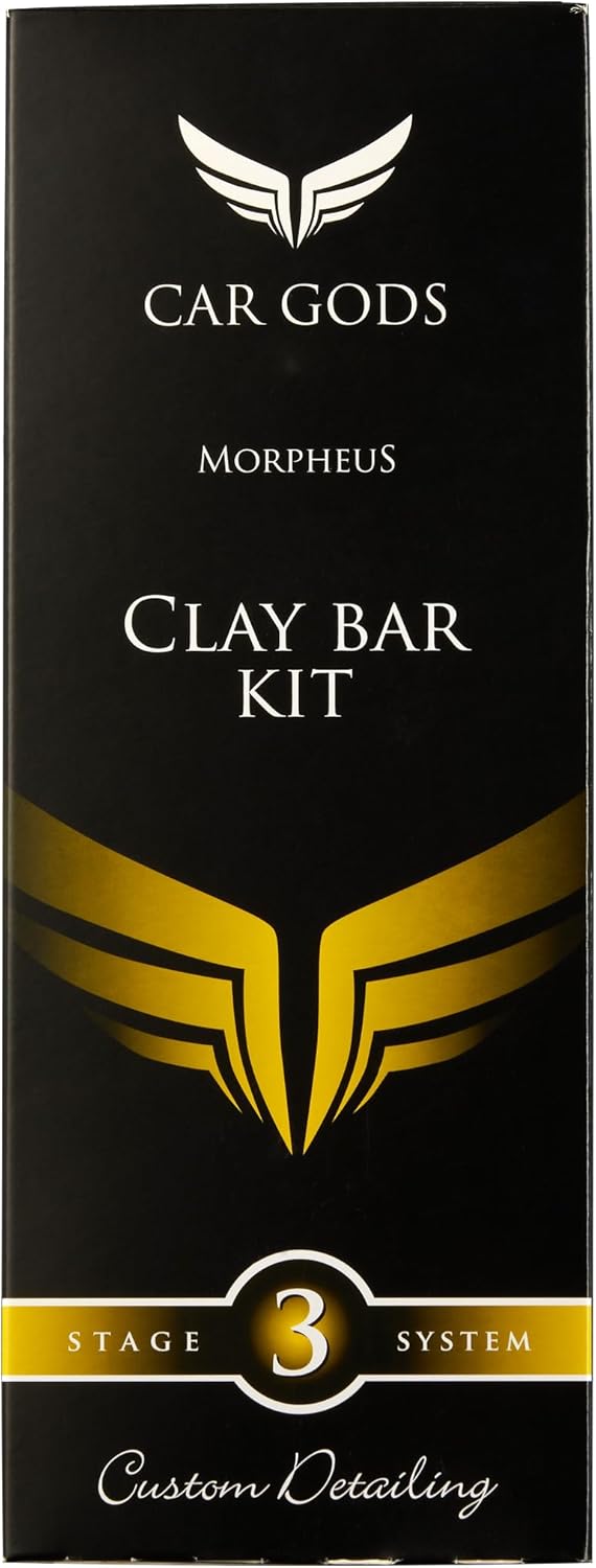 Car Gods Clay Bar & Lubricant Spray - Complete Detailing Kit, 17fl Oz