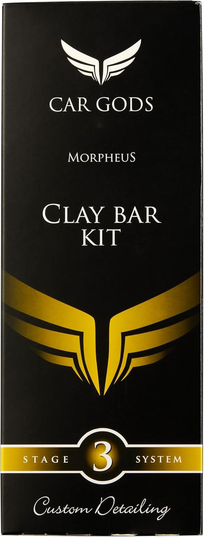 Car Gods Clay Bar & Lubricant Spray - Complete Detailing Kit, 17fl Oz