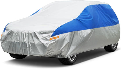 GUNHYI Car Cover for Automobiles All Weather Waterproof, Universal Fit Sedan Ford Mustang, Chevy Camaro/Malibu, Kia Optima, Hyundai Sonata, Nissan Altima, Volkswagen Passat, Tesla Model 3 etc.