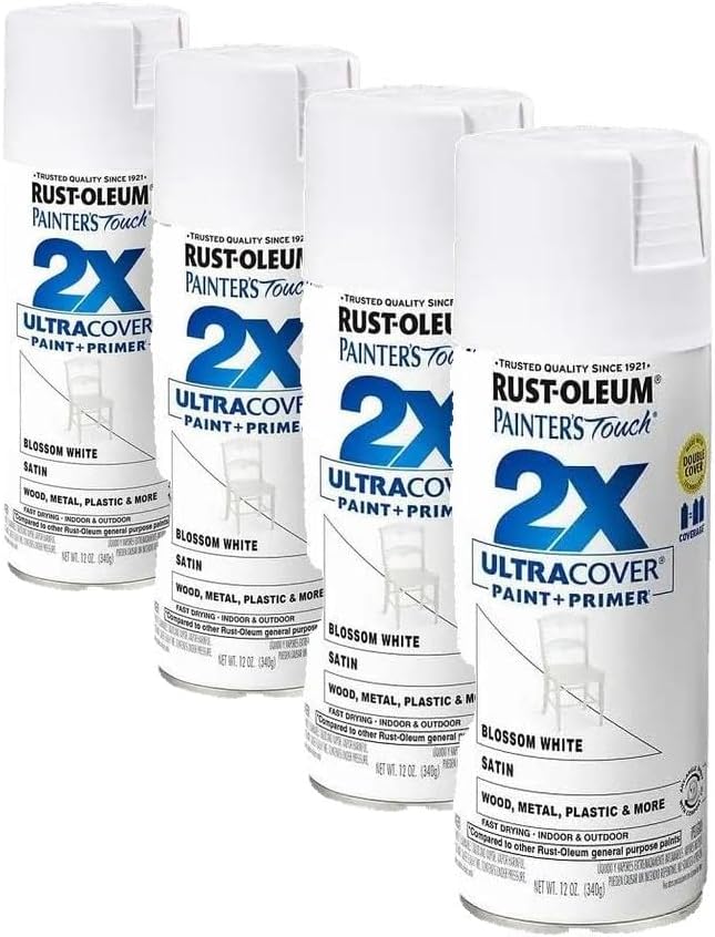 Rust-Oleum 334029 Painter's Touch 2X Ultra Cover Spray Paint, 12 oz, Gloss Clear - Colors D