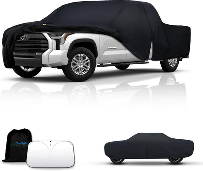 Car Cover Waterproof All-Weather,Outdoor Full Exterior Automobiles Sedan/Coupe (Length 186-193 inch) with Windshield Sun Shade Universal Fit Toyota Camry, Tesla Model 3, Accord etc