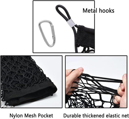 Car Rear Cargo Net with Good Elasticity&Tensile Strength Trunk Net Organizer for SUV Truck,Ideal Car Net Keeps Overlanding Accessories (L 43.3''x15.74'')