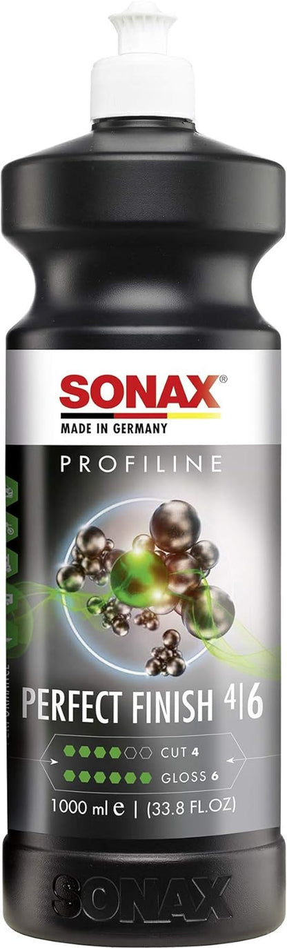SONAX Perfect Finish 250ml | Scratch and Swirl Remover Polish | Machine Polish | Paint Correction Polish | High Gloss | Black Paint Polish | No Fillers Paint Correction | 8.45 fl. Oz