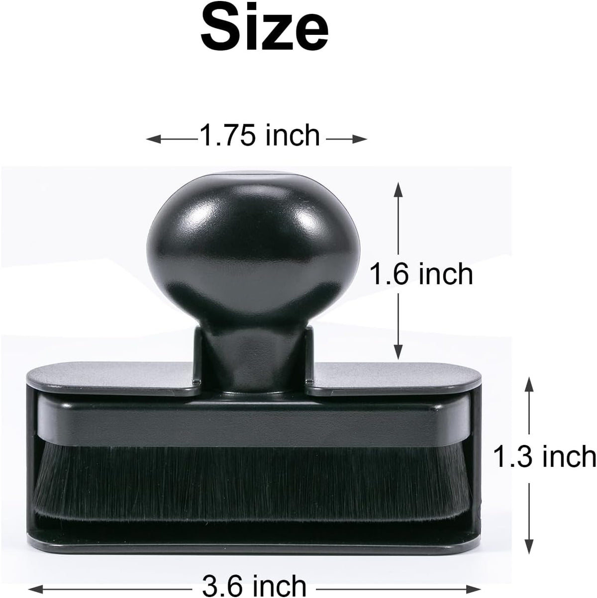 UNIMEIX Tire Shine Applicator Brush Large Vegan Tire Shine Brush with Storage Stand for Vehicles Tire Shine Polish Wax and Car Wash