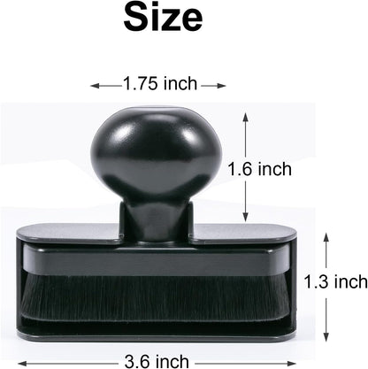 UNIMEIX Tire Shine Applicator Brush Large Vegan Tire Shine Brush with Storage Stand for Vehicles Tire Shine Polish Wax and Car Wash
