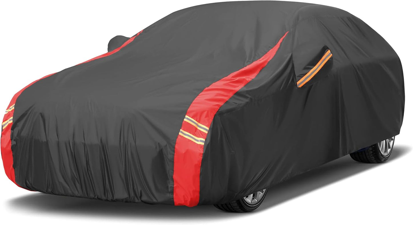 Car Cover Outdoor Automobiles Waterproof All Weater Truck Cover for Chevy Silverado, GMC Sierra, Ford F150/F 150 Heavy Duty Outdoor Pickup Cover Snow Uv Sun Protection