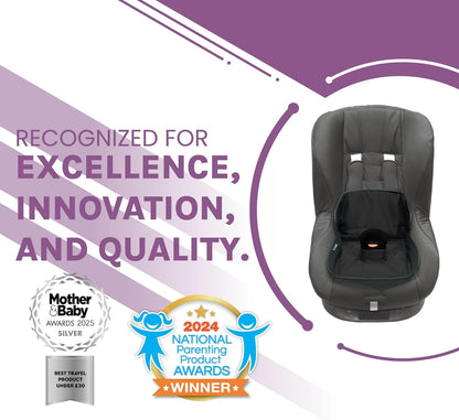 Lynmark® Potty Training Car Seat Protector Cover - Waterproof Soft Piddle Pads for Toddlers and Baby Carseat - Travel-Friendly Universal Washable Liner Mat for Spills, Nappy Leaks, Accidents - Black