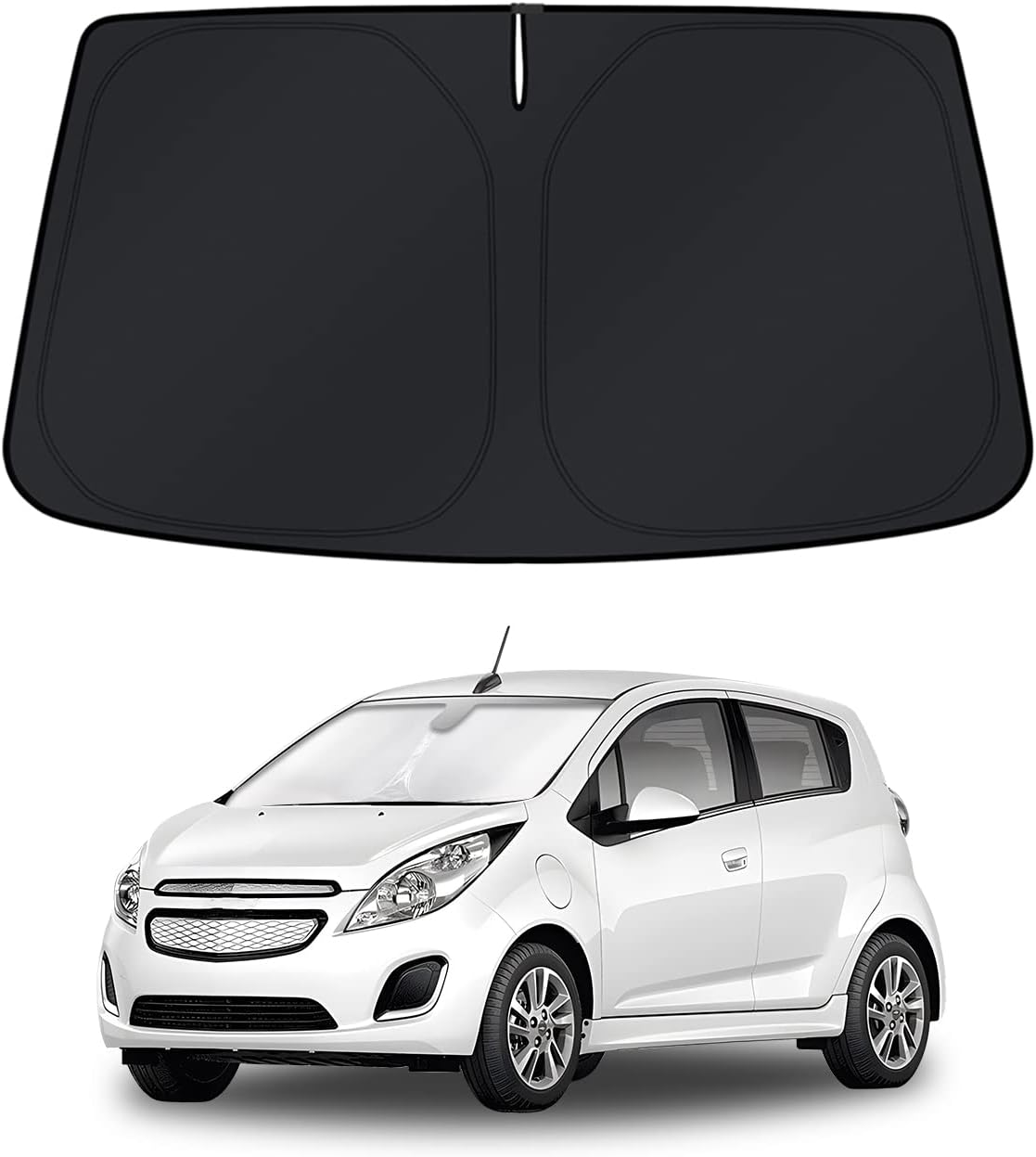KUST Windshield Sun Shade for Toyota RAV4 2019-2022 2023 2024 2025 2026 Window Accessories Shade Sun Visor Cover Foldable Block UV Rays - Colors B