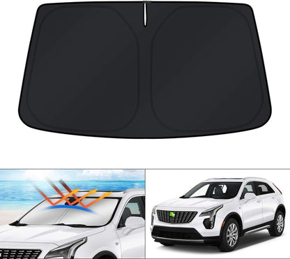 KUST Windshield Sun Shade for Toyota RAV4 2019-2022 2023 2024 2025 2026 Window Accessories Shade Sun Visor Cover Foldable Block UV Rays - Colors C