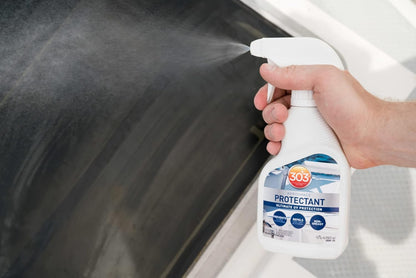 303 Products Marine Aerospace Protectant Spray, UV Protection for Boat Vinyl & Surfaces – Repels Dust, Dirt & Staining, Matte Finish, Restores Like-New Appearance, 32 oz