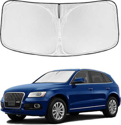 for Toyota Tacoma 2016-2023 2024 2025 2026 Sun Shade Sunshade Windshield Cover - 4 Layers Front Window Shade Custom Fit Tacoma 2Dr 4Dr Pickup Sun Visor 240T Shade Blocks UV Rays Car Accessories - Colors E