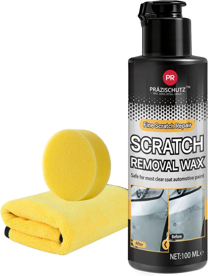 Car Scratch Remover & Polishing Kit – DIY Friendly, Repairs Light Scratches, Restores Shine & Protects Clear Coat, Save on Body Shop, Includes Sponges & Towels (100mL)