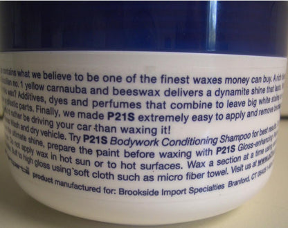 P21S 12700W Carnauba Wax