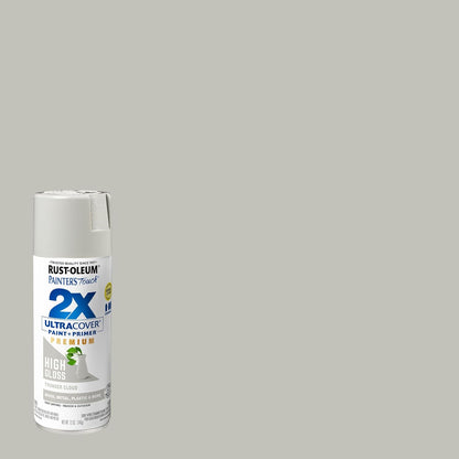 Rust-Oleum 334029 Painter's Touch 2X Ultra Cover Spray Paint, 12 oz, Gloss Clear - Colors E