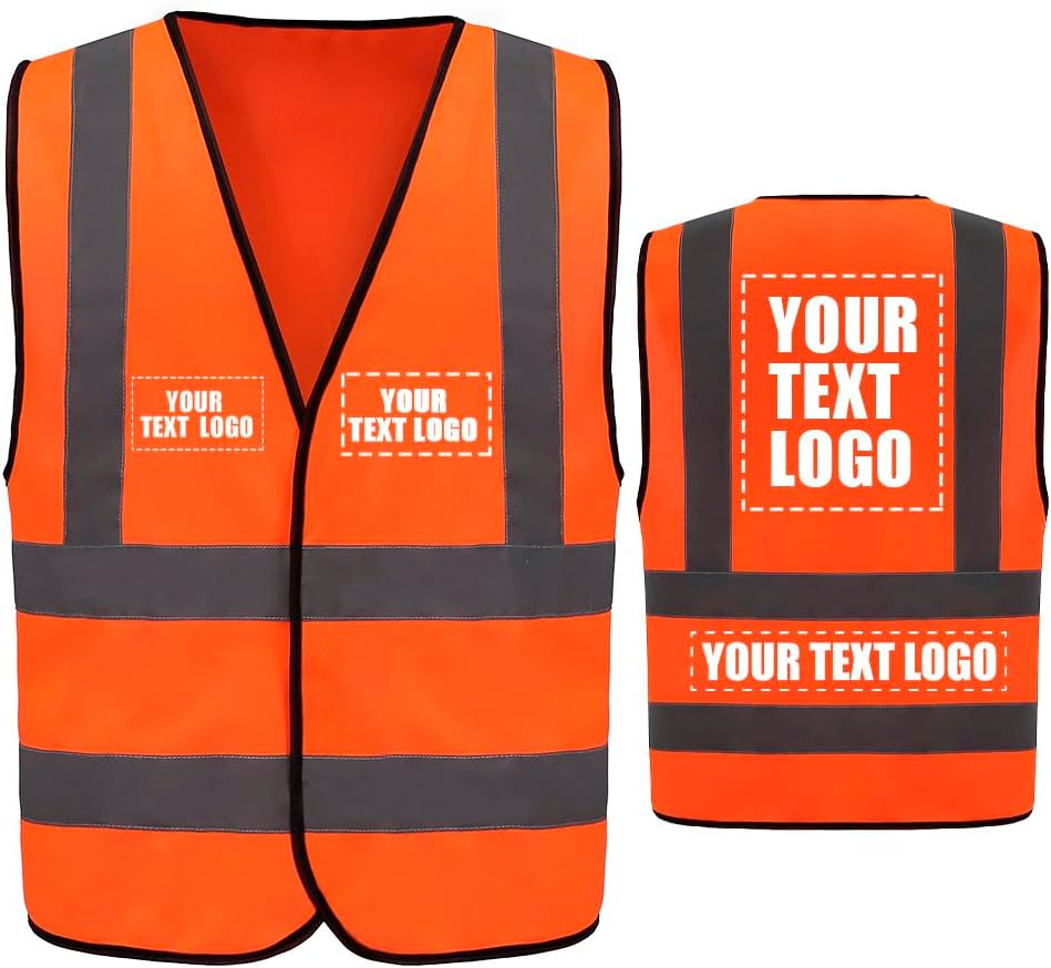 AYKRM 12 colour High visibility viz vest hi vis viz reflective work construction safety vest (XS-8XL) - Colors A