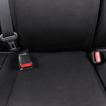 EKR Tacoma Car Seat Covers Custom Fit for Toyota Tacoma (Petrol) 2024 2025 2026 DoubleCab/CrewCab SR/SR5/TRD Sport/TRD Off-Road/Limited -Truck Seat Covers Full Set,Faux Leather(Black)