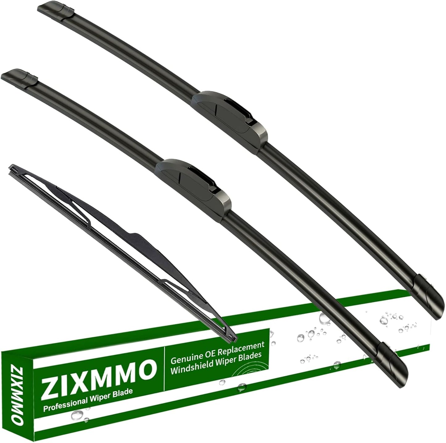 3 Factory Wiper Blade Replacement for Subaru Impreza 2017-2020 2021 2022 2023 Crosstrek 2018-2021 2022 2023 Original Equipment Windshield Wiper Blades Set - 26"/16"/12"(Set of 3) Top Lock - Colors B