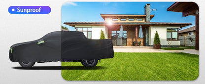 Car Cover Custom Fit for Honda CRV 1997-2025,Toyota RAV4 1996-2025, 6 Layers Truck Cover Waterproof All Weather for Automobiles,Outdoor Full Exterior Cover,Rain, Sun, Wind Protection,Black