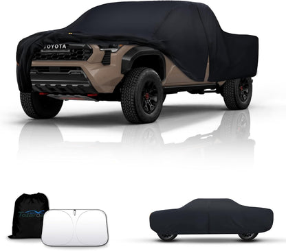 Car Cover Waterproof All-Weather,Outdoor Full Exterior Automobiles Sedan/Coupe (Length 186-193 inch) with Windshield Sun Shade Universal Fit Toyota Camry, Tesla Model 3, Accord etc