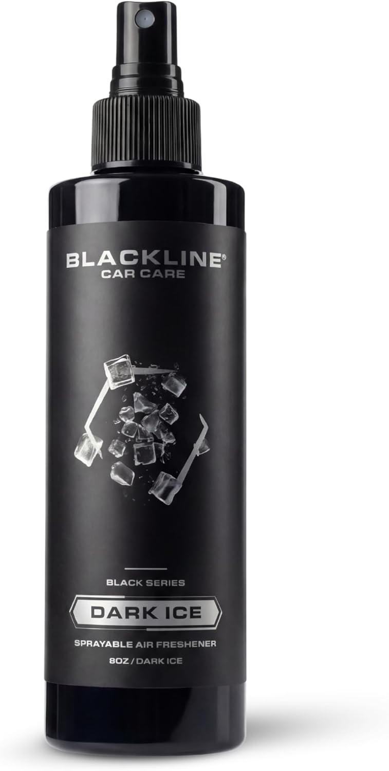 Blackline Car Care - Ocean Breeze Car Air Freshener Spray, Premium Odor Eliminator for Cars, Trucks, RVs, SUV, or Home Use - 8 fl OZ - Air Freshener - Ocean Breeze Spray
