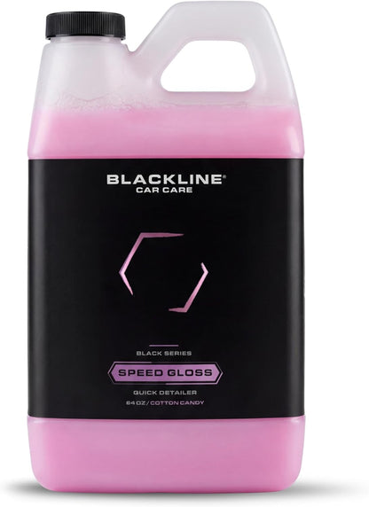 Blackline Car Care - Speed Gloss Quick Detailer Spray & Car Shine - Versatile, Fast Cleaning for a Streak-Free, Quick Detail and Glossy Finish on All Vehicle Surfaces (16 Fl Oz)