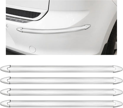 4 PCS Car Bumper Protector Strip, Anti-Scratch Front and Rear Bumper Corner Trim Sticker, Anti-Collision Patch Bumper Guard Strip, Universal Car Accessories for SUV Truck