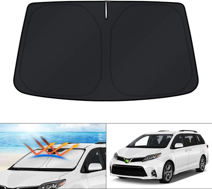 KUST Windshield Sun Shade for Toyota RAV4 2019-2022 2023 2024 2025 2026 Window Accessories Shade Sun Visor Cover Foldable Block UV Rays - Colors C