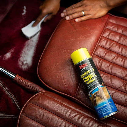 Stoner Car Care 91144 Upholstery and Carpet Cleaner Lifts Tough Stains with Powerful Foaming Action from Seats, Mats, Headliners, Door Panels, and More to Restore Automotive Interior, 18 Oz, Pack of 1