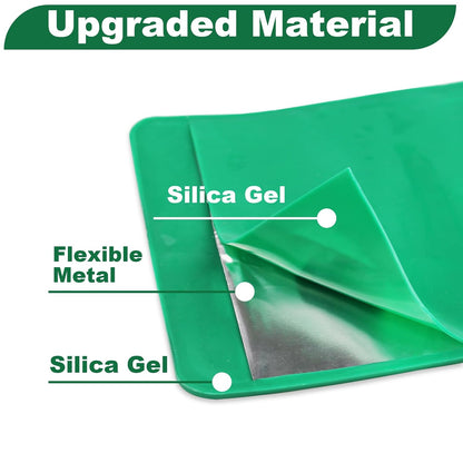 Reused Flexible Foldable Oil Funnel, Multi-Purpose Form a Funnels for Automotive Use, Easy to Clean Small Wide Mouth Funnel for Oil Drain, Available in Green