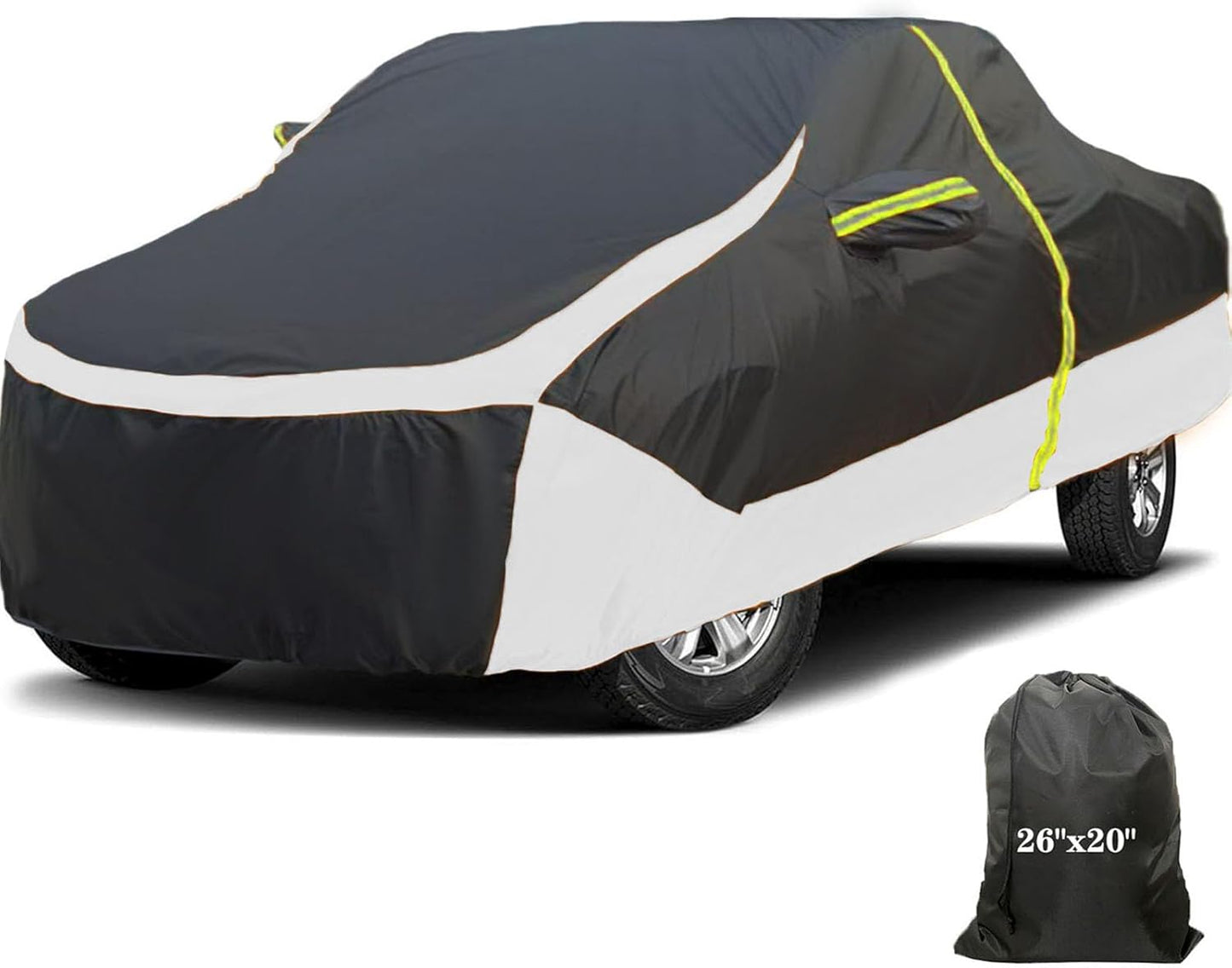 SUV car Cover All Weather Waterproof Murano, Subaru Outback/Solterra，Cadillac XT5/SRX, Buick Envision and Other Models -Outdoor Sunshade Protection with Zipper (Length 188 to 195 inch)