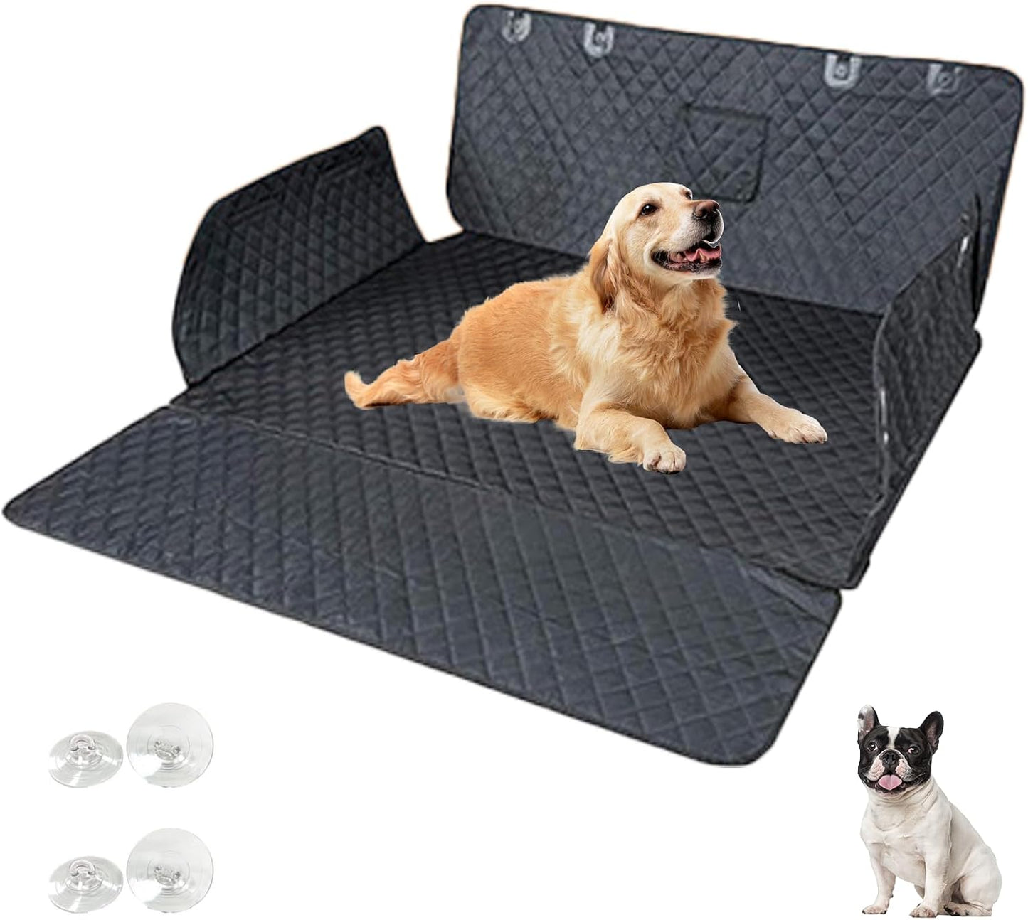 SUV Cargo Liner for Dogs, 200 * 135cm Pet Dog Car Seat Cover with Side Flaps for SUVs Backseats, Dog Car Trunk Seat Protector Cover Mat for Universal Car Trunk Pet (79inch*53.14inch)