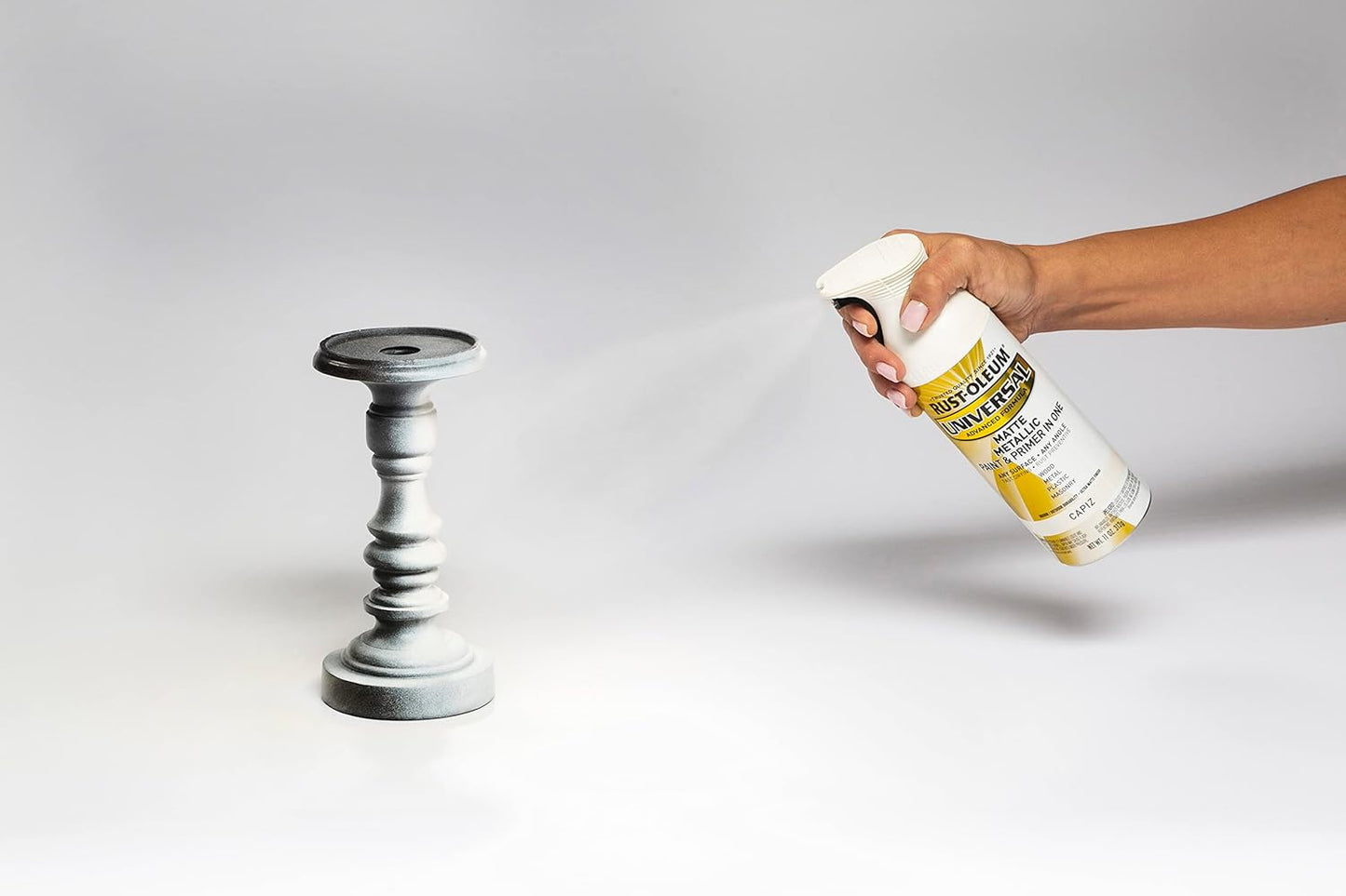 Rust-Oleum 302151 Universal All Surface Clear Topcoat Spray, 11 oz, Dead Flat Clear - Colors B
