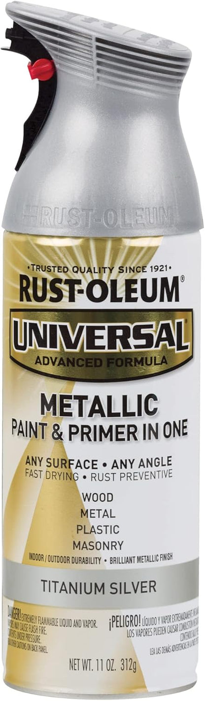 Rust-Oleum 302151 Universal All Surface Clear Topcoat Spray, 11 oz, Dead Flat Clear - Colors B