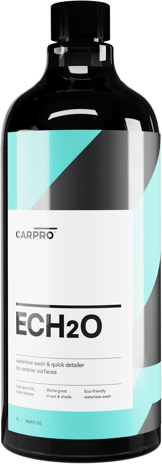 CARPRO ECH2O Waterless Wash, High Gloss Detail Spray, Rinse-Less Wash, and Clay Lubricant Concentrate - 500 mL (17oz)