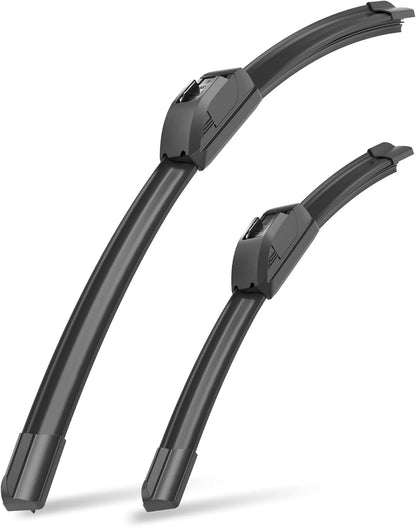 Raidbee® 26"+26" Windshield Wiper Blades Replacement for Ford Fusion 2013 2014 2015 2016 2017 2018 2019 2020 Genuine OEM Quality 2 Pack - Colors B