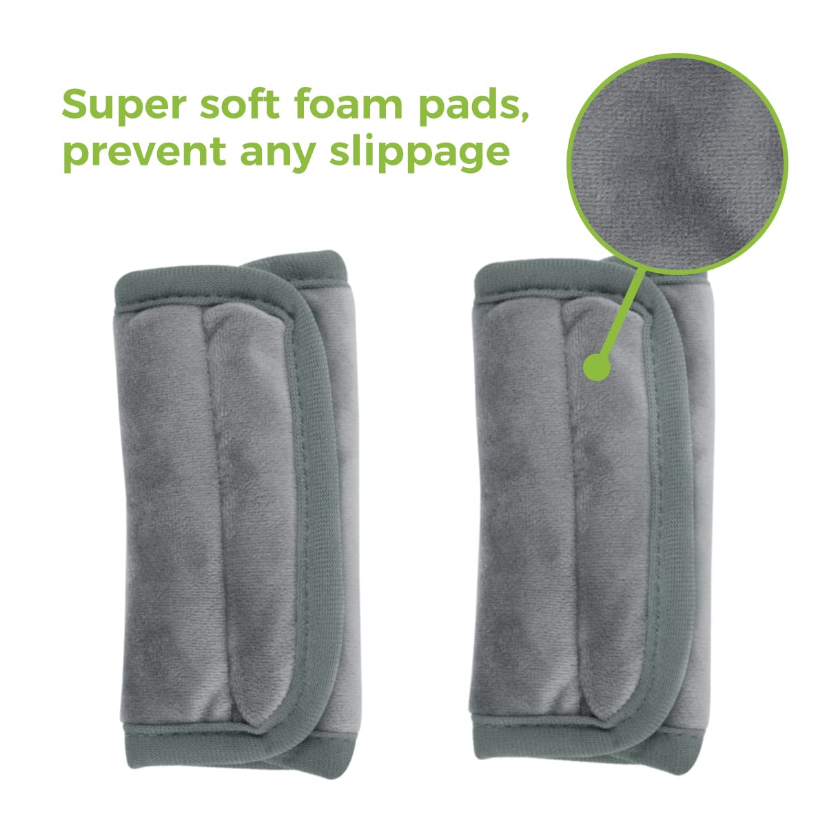 COOLBEBE Car Seat Straps Shoulder Pads for Baby Kids, Super Soft Seat Belt Covers for All Car Seats/Pushchair/Stroller/High Chair