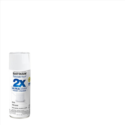 Rust-Oleum 334029 Painter's Touch 2X Ultra Cover Spray Paint, 12 oz, Gloss Clear - Colors B