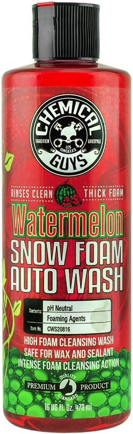 Chemical Guys Car Wash Soap for Foam Cannon or Bucket, Honeydew Snow Foam Car Wash Soap for Trucks, Motorcycles, RVs & More, Super Suds, Honeydew Scent - 128 oz (1 Gallon)