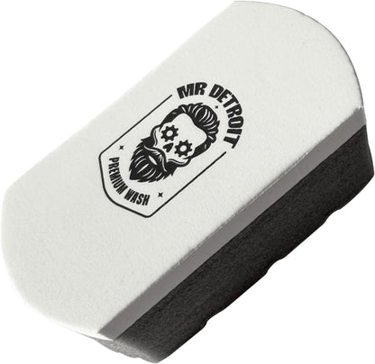 Mr. Detroit - Drill Wheel Brush w/Durable Soft Wool Microfiber Bristles and Steel Shaft for Car Tires, Wheels, Rims, Brakes and Any Other Narrow Spaces| Rim Brush Cleaning Tool w/Non-Scratch Bristle