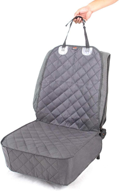 HONEST OUTFITTERS Dog Car Seat Cover, Pet Front Cover for Cars, Trucks, and Suv's - Waterproof & Nonslip Dog Seat Cover,(Front Seat)