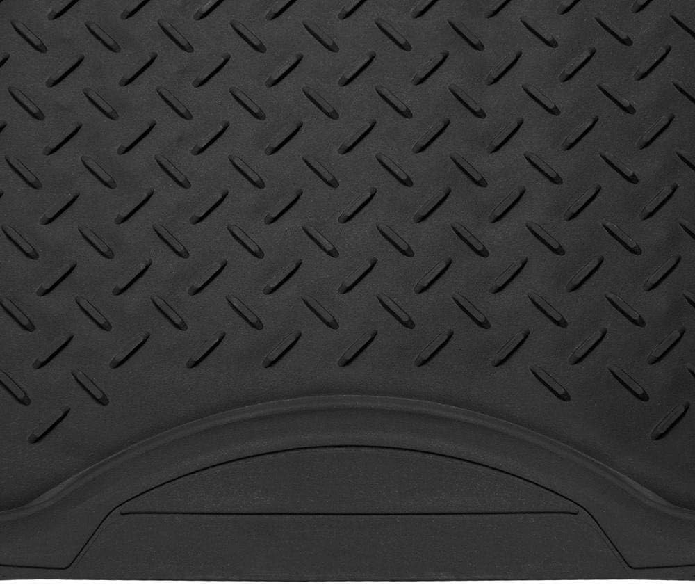 BDK Trim-to-Fit Heavy Duty Cargo Mat - Universal Rubber Trunk Liner for Car, SUV, Van & Truck - Waterproof, Non-Slip, All-Weather Protection, Durable Cargo Floor Mat - 54" x 43.5" x 0.25" - Black