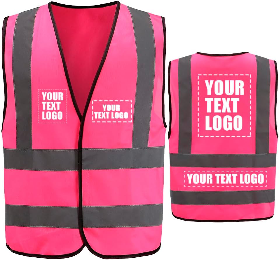 AYKRM 12 colour High visibility viz vest hi vis viz reflective work construction safety vest (XS-8XL) - Colors A