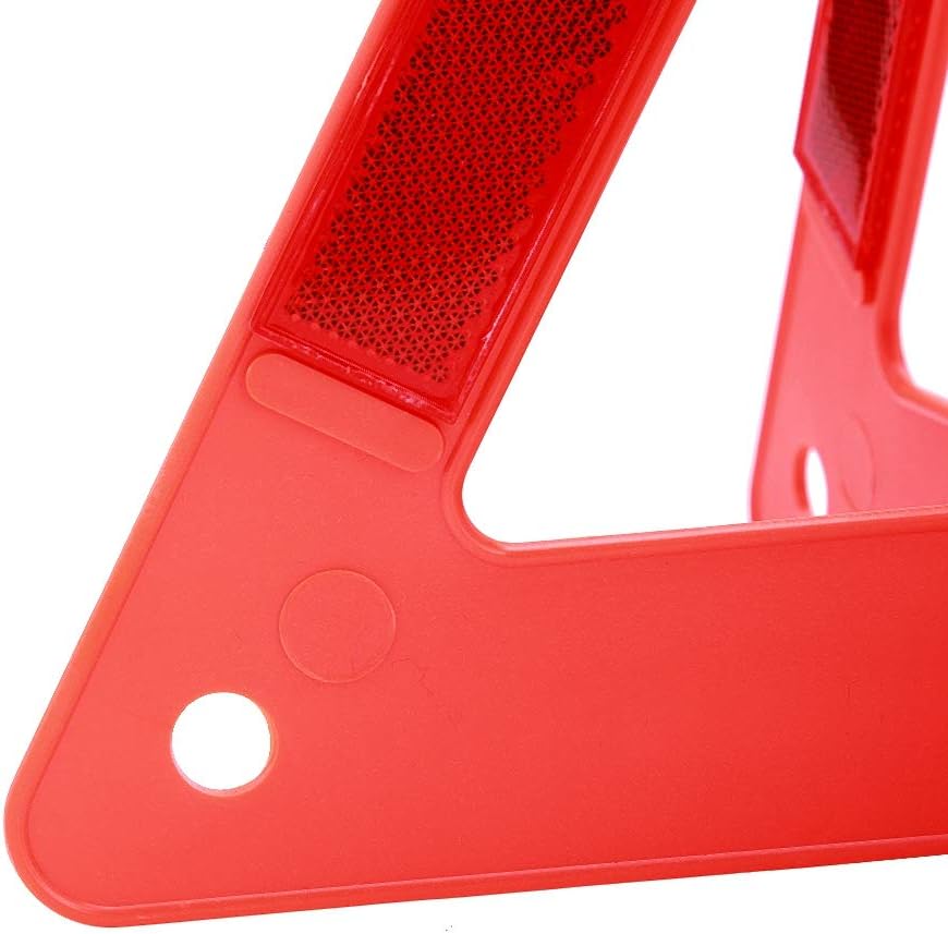 Triangle Warning Sign, Portable Car Emergency Breakdown Reflective Warning Safety Road Stop Sign