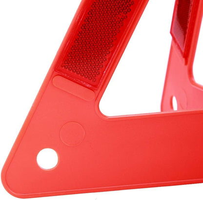 Triangle Warning Sign, Portable Car Emergency Breakdown Reflective Warning Safety Road Stop Sign