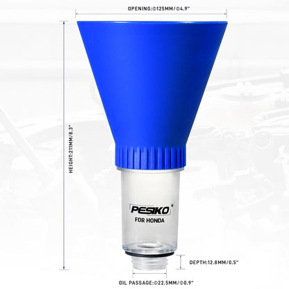 Engine Oil Funnel Spill-Free Hands-Free Compatible with Buick, Cadillac, Chevrolet, and GMC Vehicles for Fast & Easy Oil Change