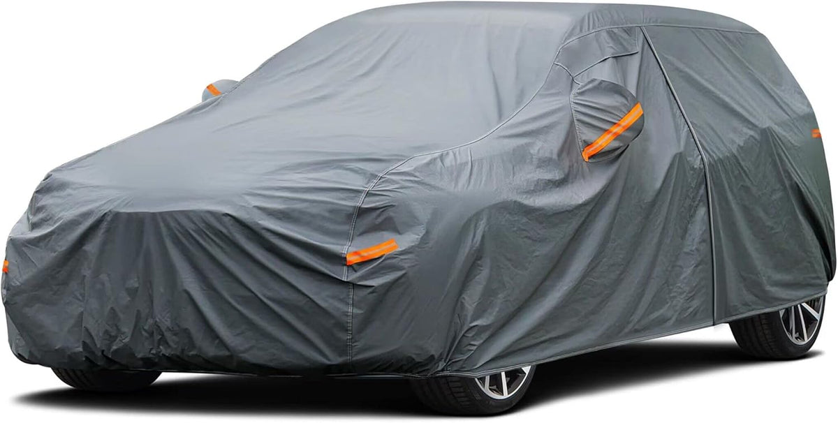 GUNHYI 16 Layers Car Cover Waterproof All Weather, Heavy Duty Outdoor Car Cover Universal Fit Sedan Toyota Camry, Tesla Model 3, Honda Accord, Nissan Altima, Kia K5/Stinger, Hyundai Sonata etc.